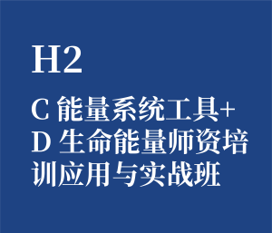 H 【C 能量系统工具➕ D 生命能量师资培训应用与实战班】